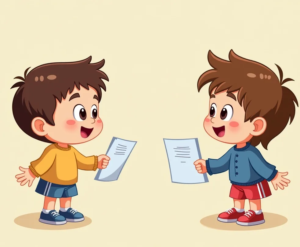 Children actively speaking English during engaging activities